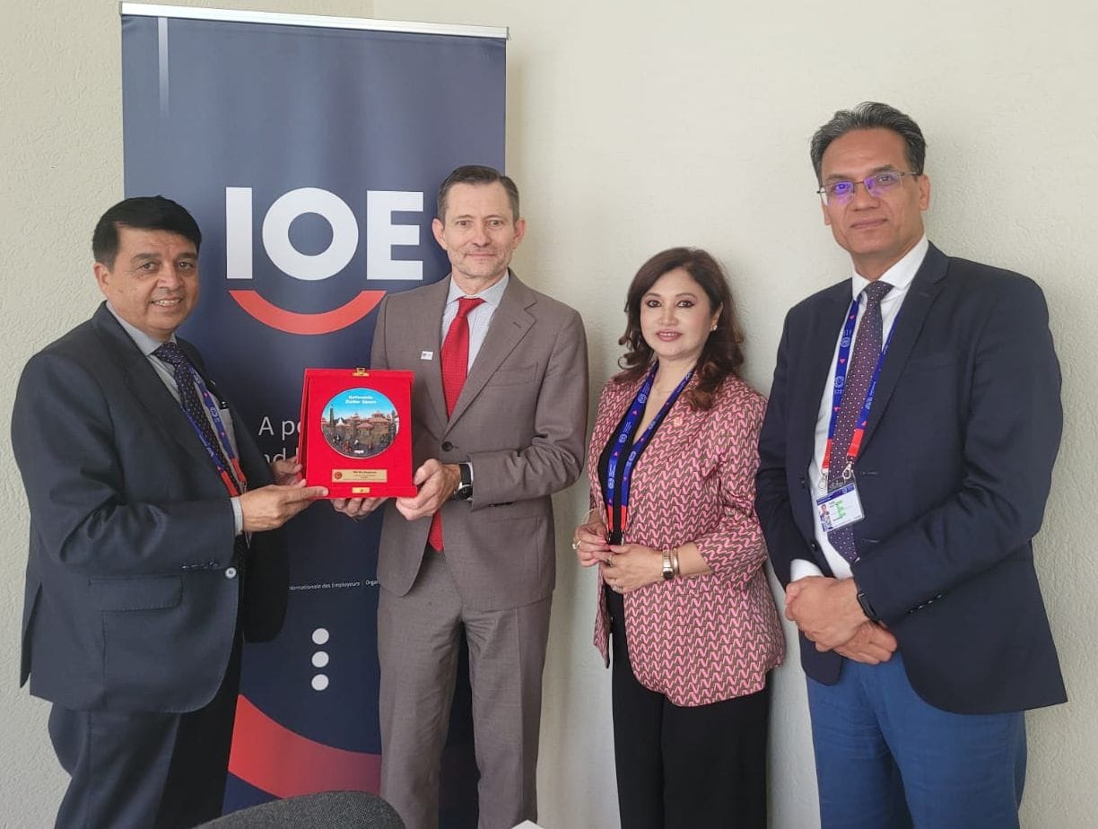 आइओई र डब्ल्यूटीओ उच्च नेतृत्वसँग महासंघ अध्यक्षको भेटवार्ता, बहुपक्षीय व्यापार प्रणाली र साना अर्थतन्त्रको बजार पहुँचबारे छलफल